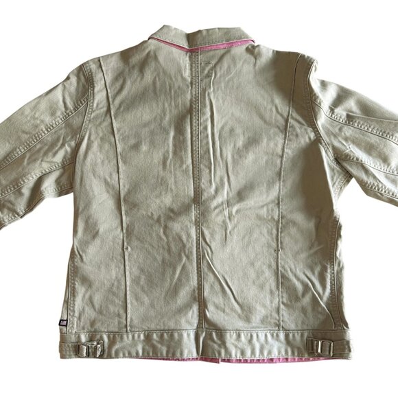 Vintage Y2K Beige Jacket With Pink Trim ALT ASO Hermione Granger - Picture 6 of 8